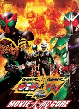 Xem Phim Kamen Rider × Kamen Rider OOO & W feat. Skull: Movie Taisen Core Thuyết Minh Online